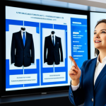 A modern, charismatic auctioneer in a sophisticated business suit, commanding attention in a vibrant, high-tech auction hall. Large digital screens display real-time bids from a global online audience, blending seamlessly with an exclusive in-person audience. She gestures elegantly with a natural pose, evoking excitement and trust, highlighting an exquisite, valuable object on display. The atmosphere is charged with anticipation, emphasizing psychological mastery and digital transformation. Perfect anatomy, correct proportions, well-formed hands, natural body proportions, professional dress, appropriate attire, fully clothed, safe for work, professional photography, high quality, family-friendly content.