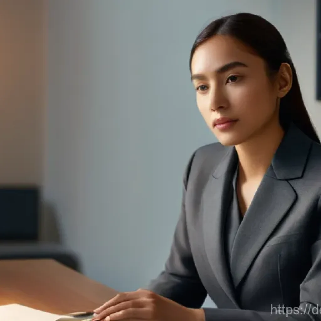 경매사 실기시험 중 자주 겪는 문제점 해결 - **Prompt:** A young professional woman, approximately 25-30 years old, with a focused and serene exp...