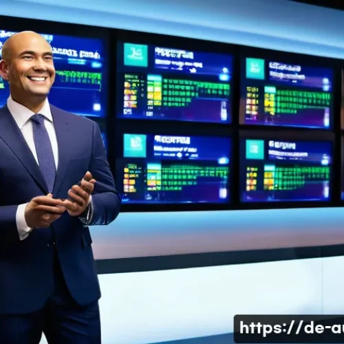 경매사 관련 자격증 추가 취득하기 - **Prompt 1: The Modern Digital Auctioneer**
    "A confident, well-dressed male auctioneer, in his l...